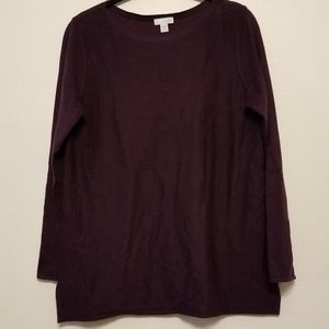 J.Jill Olivia pullover boatneck sweater